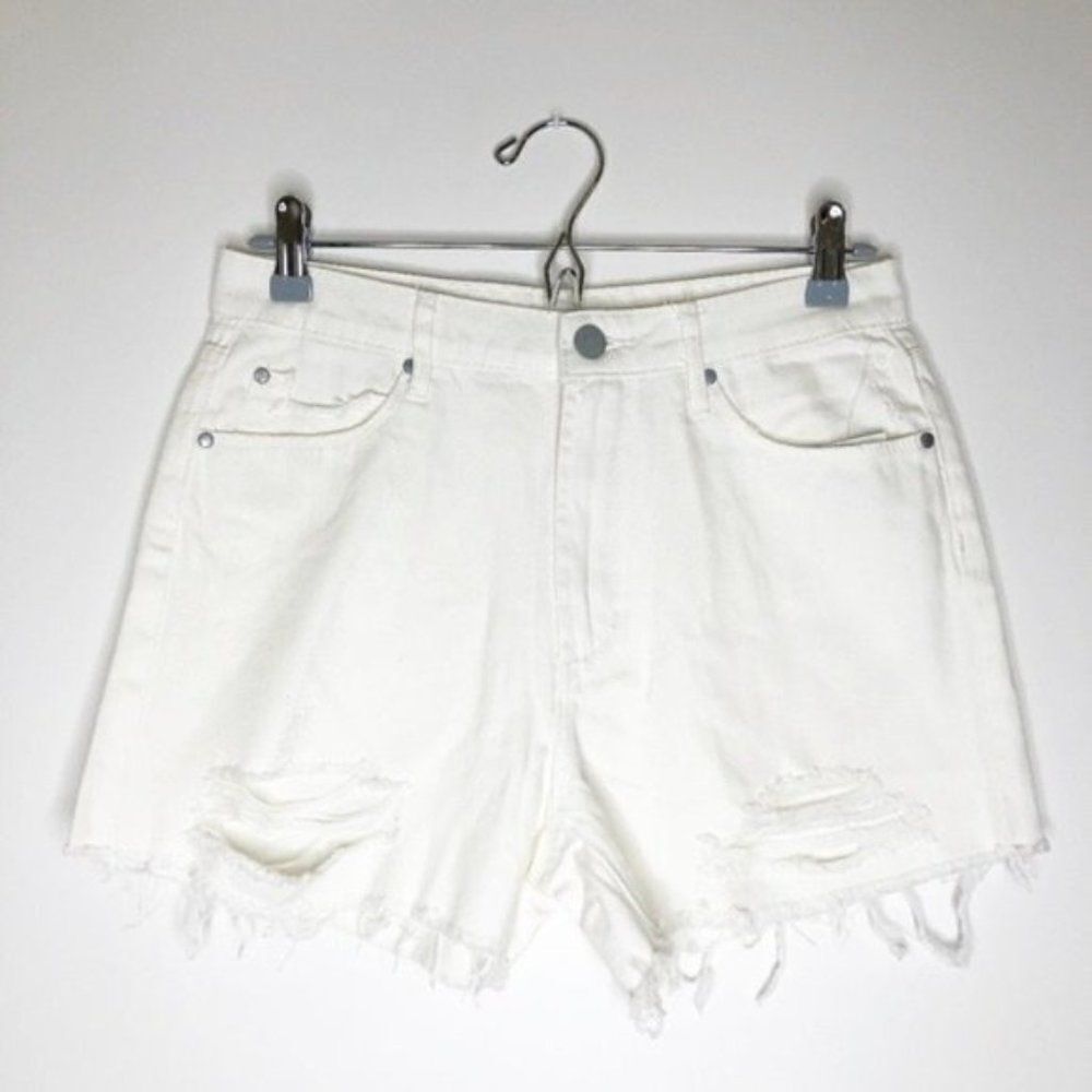 ARTICLES OF SOCIETY Ripped High Rise Shorts - Picture 1 of 7